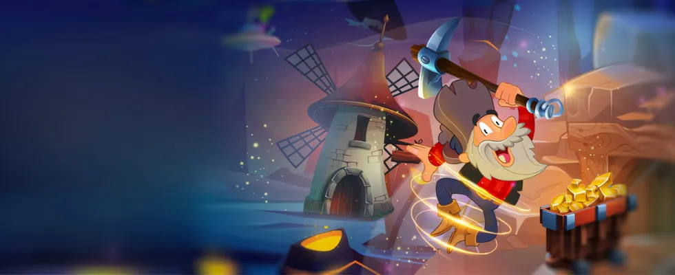 Banner promozionale di benvenuto di Gratorama Casino con bonus da 7€ senza deposito e 100% sul primo versamento.